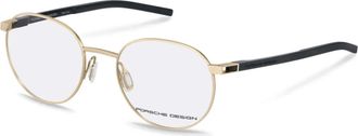 Porsche Design Unisex 53mm Gold Eyeglasses P8756-53C000