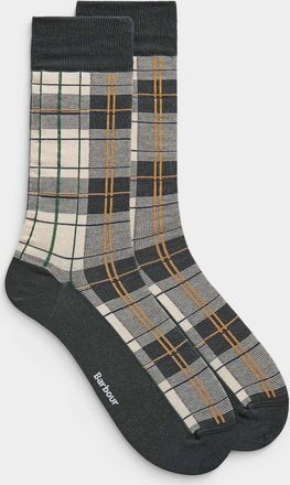 Barbour Mens Signature tartan dress socks