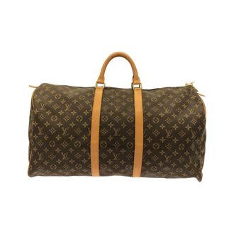 Louis Vuitton Monogram Marron Coated Canvas Boston Bag (Pre-Owned)
