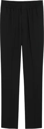 Ami Black Elasticated Trousers