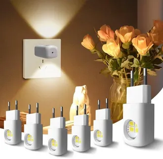 OEM Miniluces Nocturnas Led Con Sensor De Luz, Luces Enchufables Para Dormitorio Y Pasillo, Luces De Interior De Bajo Consumo
