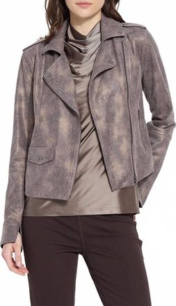 Lyssé Moto Jacket In Taupe