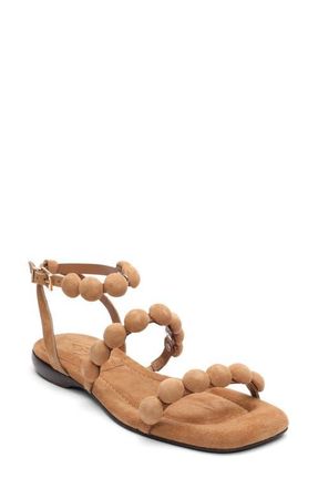 Ash Regy Pompom Sandal in Moka Mou at Nordstrom, Size 10Us