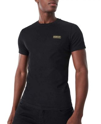 Barbour Small Logo T-Shirt - L, BLACK