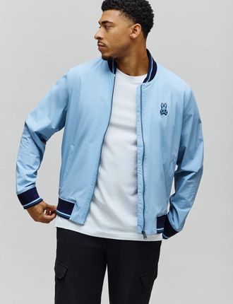 Psycho Bunny Mens Aldrin Bomber 407 GLACIER LAKE / XXL