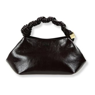 Ganni Small Bou Bag - Dames - Tassen - Bruin - Maat: ONE Size Leer
