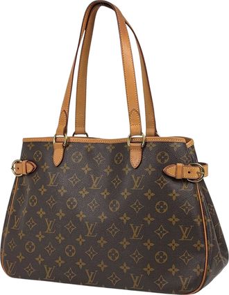 Louis Vuitton Brown Monogram Shoulder Bag Tote Bag (Pre-Owned)