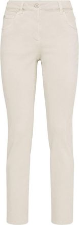 Brunello Cucinelli mid-rise skinny jeans - women - Spandex/Elastane/Cotton - 42 - Neutrals