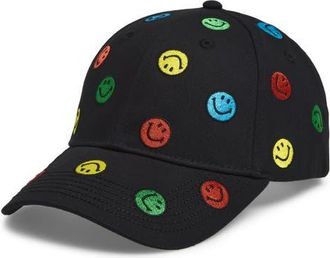 Market SMILEY Patch Baseball Cap in Black at Nordstrom