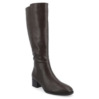 Journee Collection Women & apos;s Devri Extra Wide Calf Boots