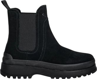 GANT Wintly Chelsea Boot - Dames - Chelseaboots - Zwart - 39 EU - Wol - Schoenen