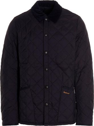 Barbour Navy Blue Liddesdale Quilted Jacket
