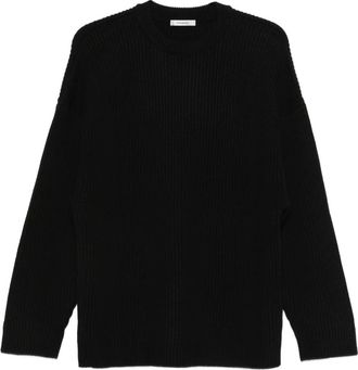 Entire studios Oversize Knit Crewneck - Heren - Ronde hals truien - Zwart - M - Truien & Vesten