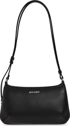Palm Angels Giorgina Leren Tas - Dames - Schoudertassen - Zwart - ONE Size - Katoen - Tassen