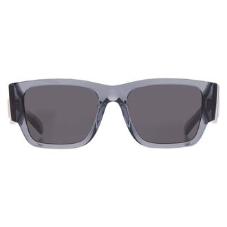 Prada Dark Grey Square Mens Sunglasses PR 10ZSF 17T08Z 55