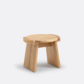 La Redoute Interieurs Minikrukje, massief eiken, hoogte 30 cm, TIBET