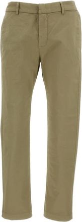 Barena Semi-jogger Broek - Heren - Straight fit broeken - Groen - S - Katoen - Broeken
