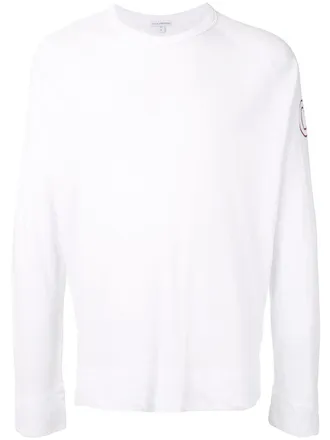 James Perse Bear graphic-print sweatshirt - men - Cotton - 3 - White