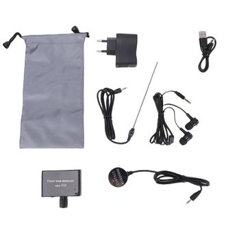 OEM Detector Inal&aacute;mbrico De Fugas De Agua Con Amplificaci&oacute;n 20000x, Sonda Doble Y Auriculares Para Tuber&iacute;as Met&aacute;licas, Obras De Construcci&oacute;n Y Enchufe Eur