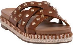 Good Choice Shoes Loola Studded Espadrille Sandal in Cognac at Nordstrom Rack, Size 8.5