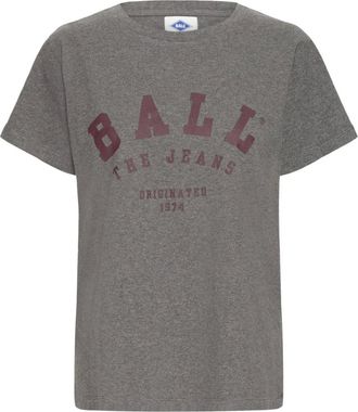 Ball Dames, Tops, Grijs, Maat: XS Katoen