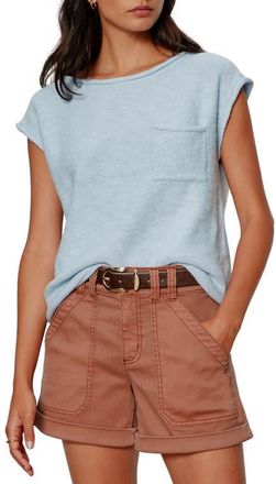 Sanctuary Easy Cotton T-Shirt in Blue Aura at Nordstrom, Size X-Large P