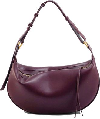 Generic Dumpling Crescent Armpit Bag For Women Large Capacity Shoulder Bags FashionPU Leather Crossbody Trendy Purs Handbag(Red)