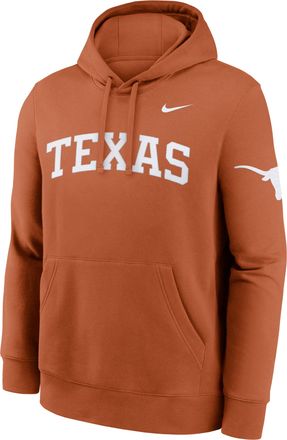 Nike Texas Sideline Club Nike Mens College Pullover Hoodie in Orange | MKDK81FTXE-TVV