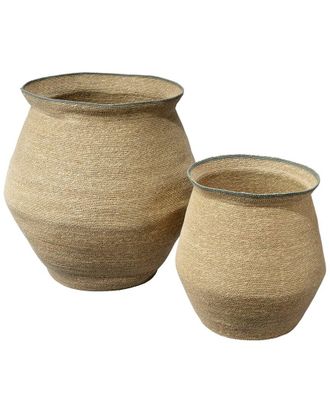 Jamie Young Co. Cobra Seagrass Basket Set