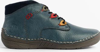 Rieker Womens Rieker 52544-14 Womens Boots Blue - Navy - Size: 7.5