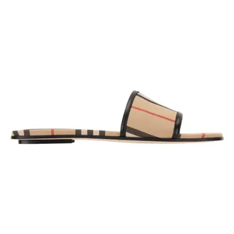 Burberry Dames, Schoenen, Beige, Maat: 36 EU Leer