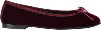 Margaux Eyewear The Demi Flat in Burgundy Velvet at Nordstrom, Size 36.5