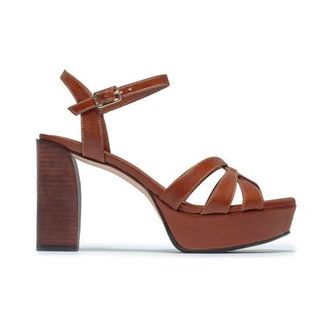 Bernardo Vittor Platform Sandal in Cognac at Nordstrom, Size 7.5
