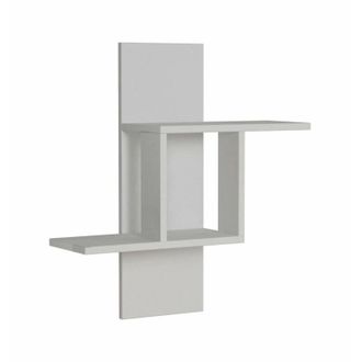 Dmora Dmora - Estanter&iacute;a Dmatej, Estante, Estante De Pared, Estanter&iacute;as Multiusos, 64x20h70 Cm, Blanco