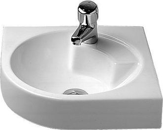 Duravit Lavabo Esquinero Architec De Duravit, 635x540mm, Sin Rebosadero