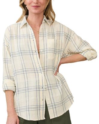 Faherty Dune Cotton Gauze Relaxed Shirt