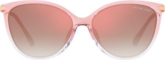 Michael Kors Dupont 58mm Gradient Cat Eye Sunglasses in Rose Gold at Nordstrom