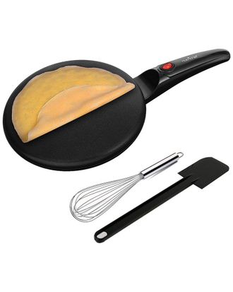 Nutrichef Electric Non Stick Griddle & Crepe Maker