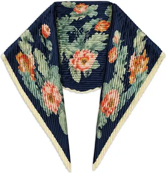 Saachi Saachi Floral Pleated Bandana