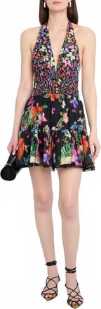 Charo Ruiz Ibiza Faye Short Dress In Black Borbo
