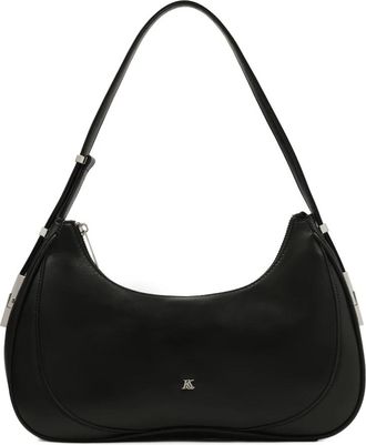 Kazar Zwarte monogram baguette handtas KS Adori van Kazar Studio - Dames - Schoudertassen - Zwart - ONE Size - Leer - Tassen