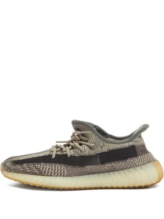 Yeezy by Kanye West Boost 350 V2 Zyon lace-up sneakers - men - Fabric/Fabric/Rubber - 45.5 - Brown