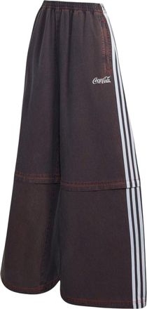 adidas (WMNS) adidas x Coca-Cola Adilenium Firebird Denim Track Pants Asia Sizing Black KY7695