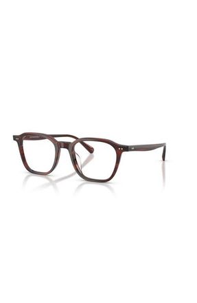 Oliver Peoples 50mm Square optical glasses in Brown at Nordstrom