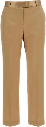 Alberto Biani Slim-fit Broek - Dames - Slim Fit Broeken - Beige - S - Katoen - Broeken