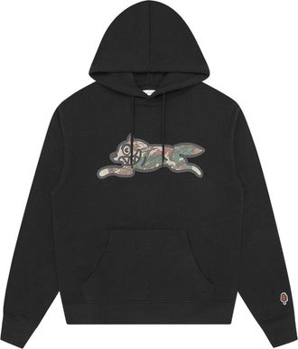 Icecream Running Dog Popover Cotton Hoodie