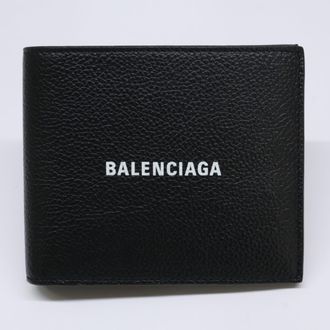 Balenciaga Black White Leather Wallet (Bi-Fold) (Pre-Owned)