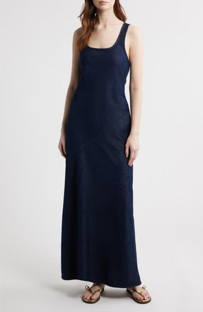 Rag & Bone Daisy Denim Maxi Dress in Ocean Rinse at Nordstrom, Size 00