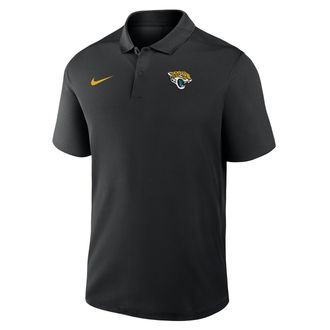 Nike Jacksonville Jaguars Logo Victory Nike Mens Dri-FIT NFL Polo in Black | 035800A9N-R0T