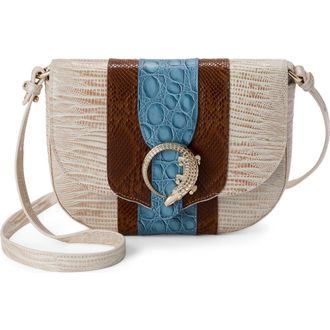 Brahmin Portia Leather Crossbody Bag in Blue at Nordstrom